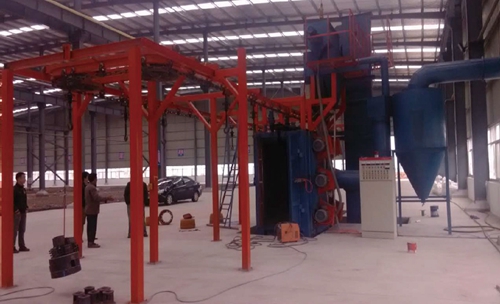 Q384B chain type shot blasting machine